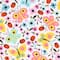 Colourful Butterflies Cotton Fabric by Loops & Threads